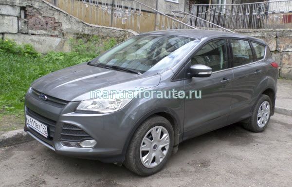 Установка сигнализации Ford Kuga, точки подключения