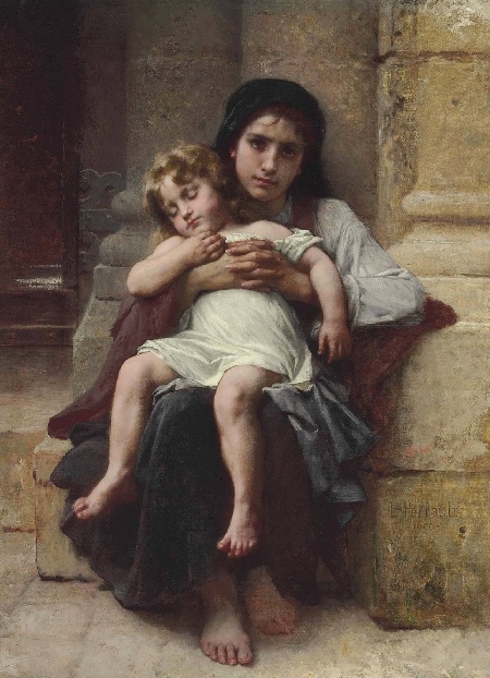 Крестьянские дети (Les enfants de paysan). (1900). Автор: Leon Bazile Perrault.